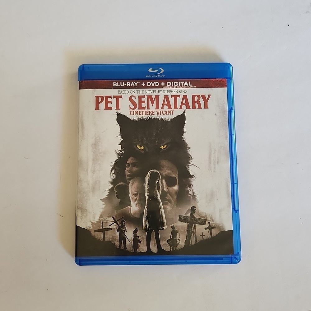 Pet Sematary Movie (Blu-ray DVD, 2-Disc Set, 2019, Canadian) Bilingual